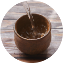 備前焼ぐい呑みで試飲できます！