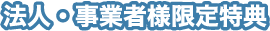 オンラインショップ購入特典　20%ポイントをプレゼント！