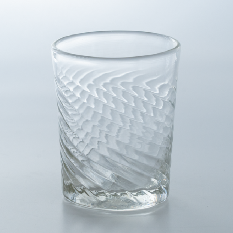 倉敷ガラス　コップ中（透明）