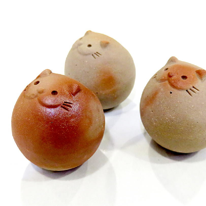 備前焼　ねこ玉（1個入）