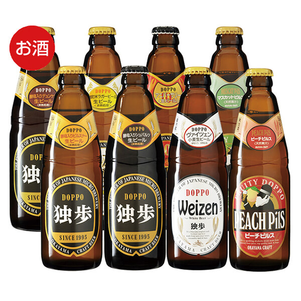地ビール飲みくらべセット(8種)